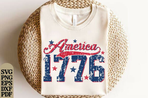 1776 America PNG & SVG: Graphics for T-Shirt Designs