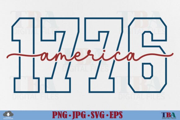 1776 America SVG: Patriotic Graphics for T-Shirt Designs