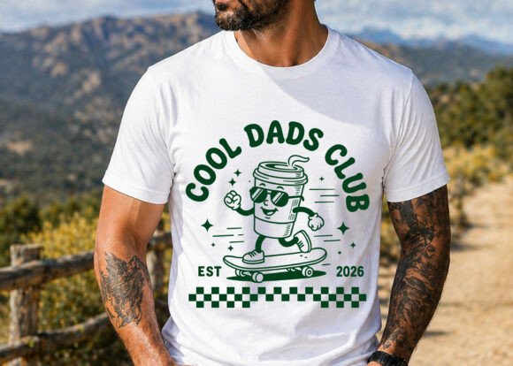 Cool Dads Club PNG for Graphics & T-Shirt Designs