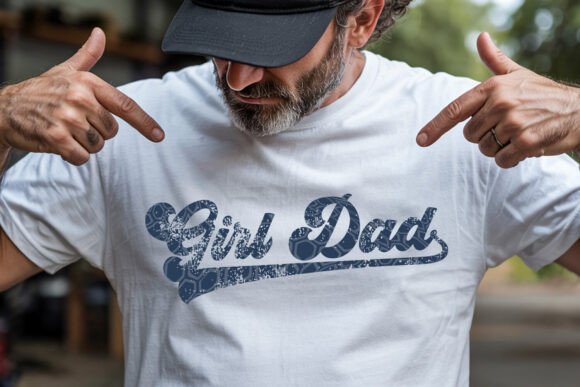 Girl Dad SVG: T-Shirt Designs & Graphics