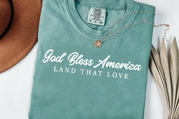 God Bless America PNG: Graphics for T-Shirt Designs