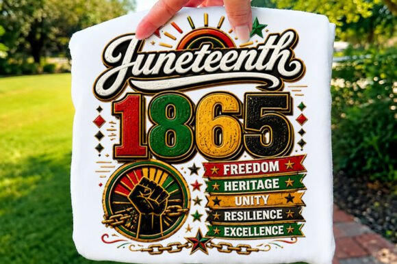 Juneteenth 1865 Heritage Graphics for T-Shirt Designs