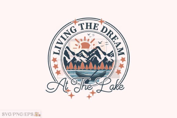 Lake Life SVG Graphics for T-Shirt Designs