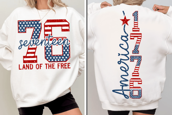 Retro 4th of July Graphics for T-Shirt Designs
