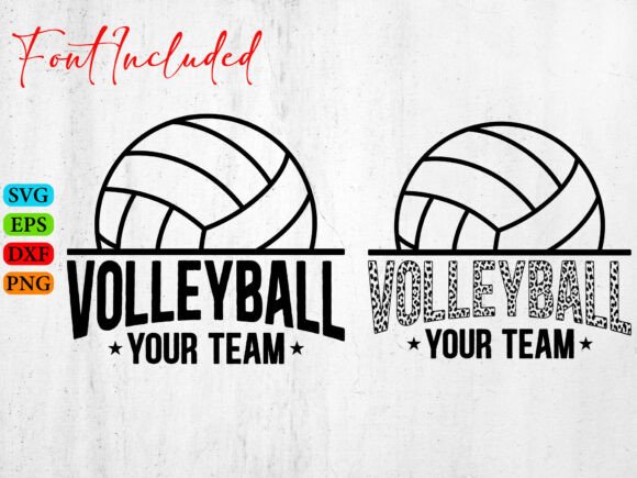 Reviewing the Volleyball Team Name SVG Template