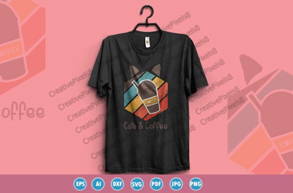 Vintage Coffee Graphics for T-Shirt Designs