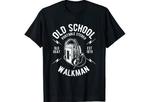 Walkman Graphics for Bold T-Shirt Designs
